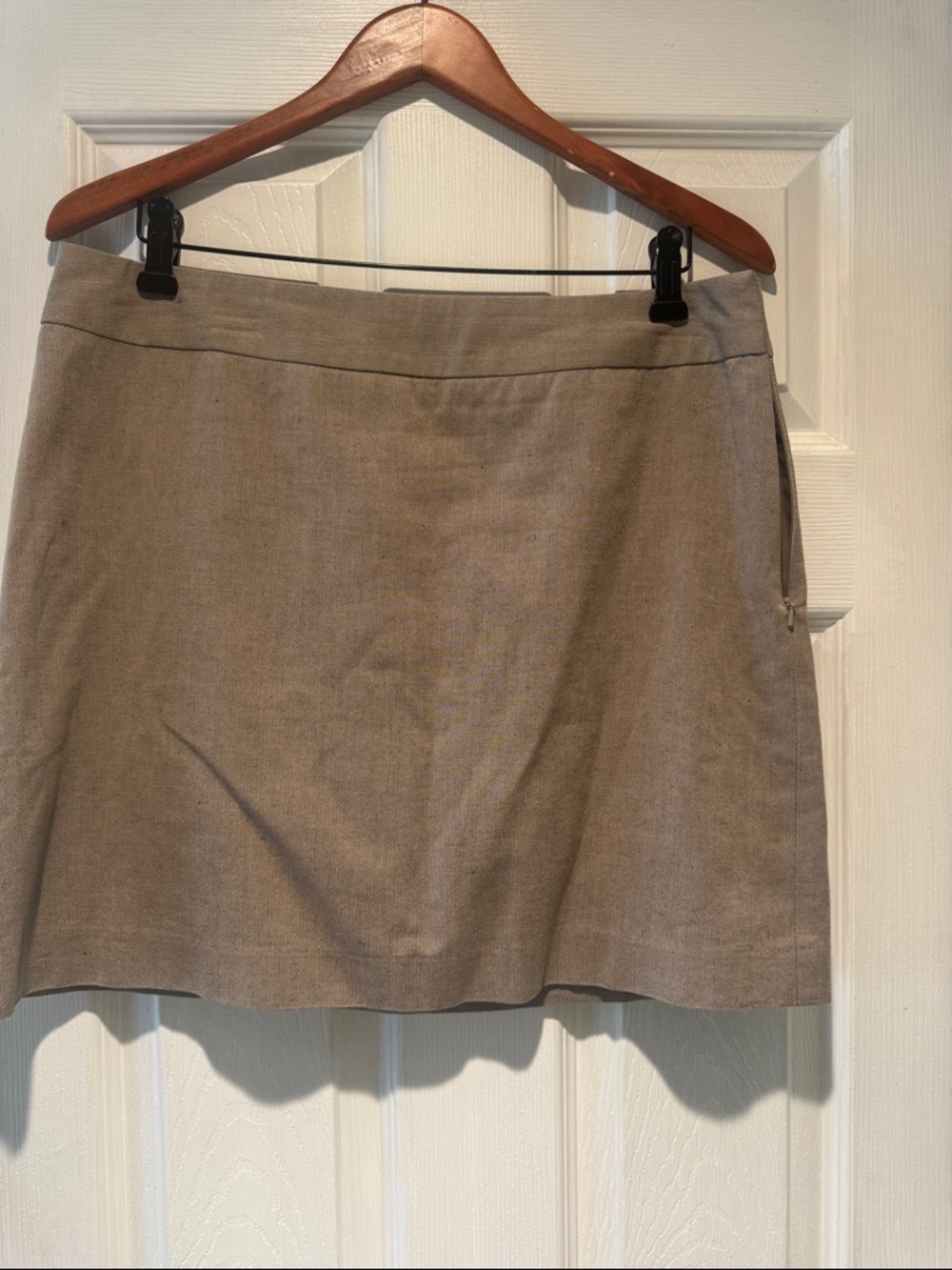 Banana Republic Taupe Mini Skirt